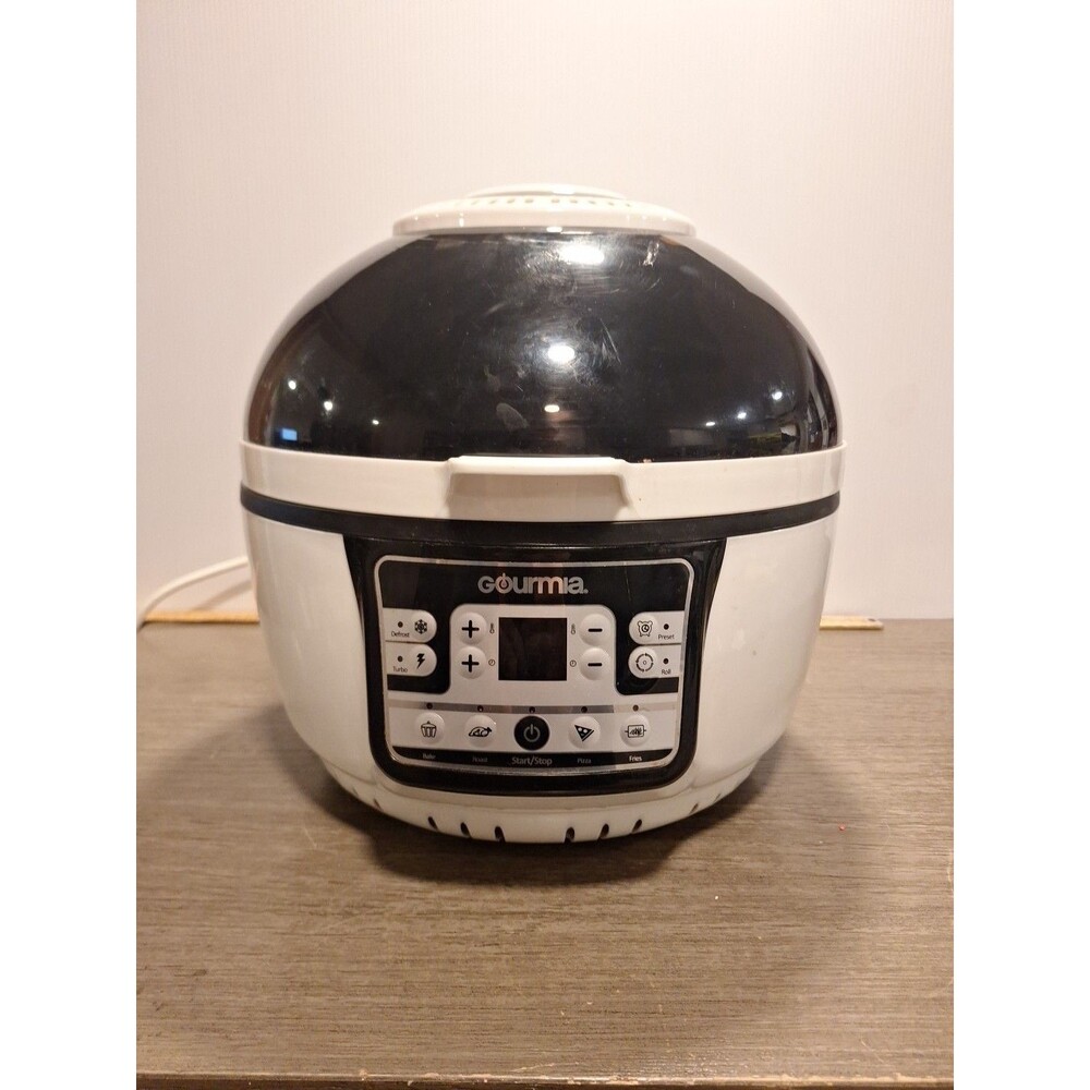 Gourmia GTA2500 Large Turbo Electric Digital Air Fryer Griller Roaster Steamer